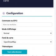 génerateur carte communale